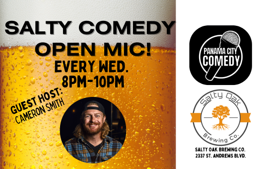 Salty Comedy Open Mic!